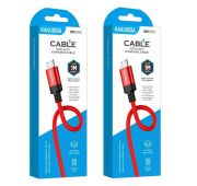 КАБЕЛЬ KAKUSIGA KSC-652 MICRO USB 2.4A Red