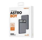 POWER BANK RECCI ASTROBOY RPB W18 10000mAh 22.5w\ PD20W\ WIRELESS 15W Black