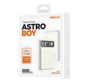 POWER BANK RECCI ASTROBOY RPB W18 10000mAh 22.5w\ PD20W\ WIRELESS 15W White