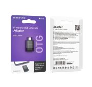 АДАПТЕР BOROFONE BV18 LIGHTNING->USB-A Black