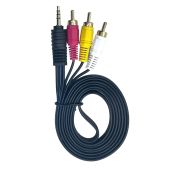 КАБЕЛЬ CE NO-NAME 3RCA->3.5jack 1.5M