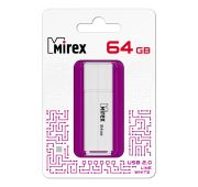 Флешка MIREX 64GB USB 2.0 LINE WHITE