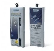 АДАПТЕР YESPLUS YS-1409 Lightning -->3.5 jack Black