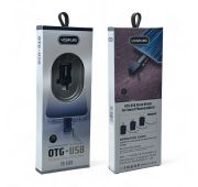 Переходник OTG YESPLUS YS-1407 Lightning-->USB-A Black