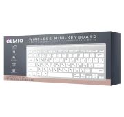 WK-15 Olmio (белый) клавиатура беспроводная с поддержкой Bluetooth компактная