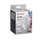 МЫШЬ ПРОВОДНАЯ DEFENDER  Azora MB-241 белый,3D,1200dpi,1,8м