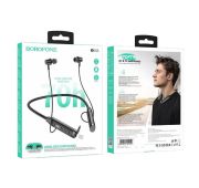 BT Гарнитура BOROFONE BE66 Motor neck-mounted BT headset Black