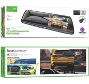 ВИДЕОРЕГИСТРАТОР ЗЕРКАЛО HOCO DV4 4.5-inch rearview mirror driving recorder(dual-channel) две камеры