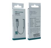Адаптер CE TYPE-C -> 3.5jack White/Black
