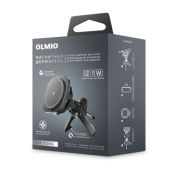 Держатель автомобильный беспроводной ICE Cool, 15W QI, OLMIO
