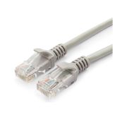 Патч-корд UTP Гарнизон PC-UTP-5e-5 кат.5e, 5м, литой, многожильный (серый)