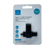 Флешка USAMS 128GB TYPE-C USB 3.0  ROTATABLE