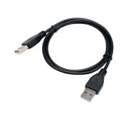 Кабель USB2.0 Cablexpert CC-USB2-AMAM-1M, AM/AM, экран, 28/26AWG, медь, Pro, 1м, черный, пакет