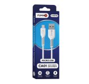 Кабель FUMIKO CA01 Micro USB 2A белый 3 м