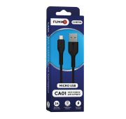 Кабель FUMIKO CA01 Micro USB 2A черный 3 м