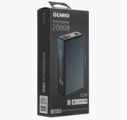 Внешний АКБ OLMIO QX-20, 20000mAh, 22.5W, QuickCharge3.0/PowerDelivery, LCD, темно-зеленый