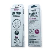 КАБЕЛЬ KAKUSIGA KSC-060 LIGHTNING 2.4A White