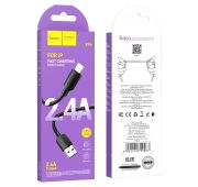 Кабель HOCO X96 Lighting 1m 2.4A (Black)