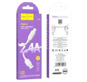 Кабель HOCO X96 Lighting 1m 2.4A (White)