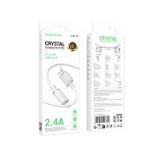 Кабель BOROFONE Lighting BX-112 2.4A 1m White