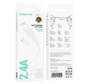 Кабель BOROFONE Lighting BX-111 1m White