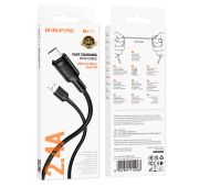 Кабель BOROFONE microUSB BX-111 1m Black