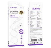 Кабель BOROFONE microUSB BX-113 1m White