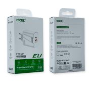 СЗУ SGS SS6 25W 1A1C PD FAST CHARGE White