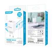 СЗУ KAKUSIGA KSC-1253 1A1C+Type-C(C-C) QC3.0/PD 20W White