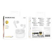 BT TWS Гарнитура BOROFONE FQ1 White