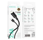 Кабель BOROFONE Lighting BX-111 1m Black