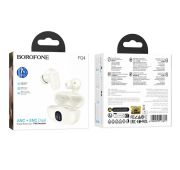 BT TWS Гарнитура BOROFONE FQ4 ANC+ENC White