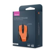 CM-07 Olmio (черный-оранжевый) мышь проводная