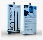 Кабель YESPLUS YS-1402 3.5jack->Ip8 1.5m Black