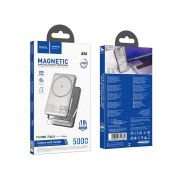 Портативный внешний аккумулятор HOCO Q36 PD Magnetic 5000mAh (Grey)