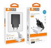 СЗУ WUW C172 1A1C QC3.0PD 20W  Black