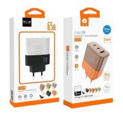 СЗУ WUW C215 1A2C QC3.0PD 65W GaN White/Black