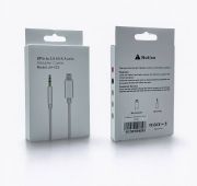 Кабель LIGHTNING->AUX White