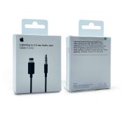 Кабель для APPLE LIGHTNING->AUX Black