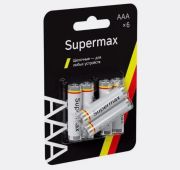 Батарейка SUPERMAX LR03 6*BL (6/72/432)