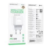 СЗУ BOROFONE BA99A 1*USB-C QC3.0/PD 20W White