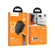 СЗУ HOCO N69 1A1C+Type-C(C-C) QC3.0/PD 20W Black