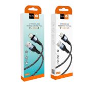 Кабель WUW X213 USB->Lighting 2,4A, 1m Black