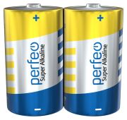 Батарейка PERFEO LR20 2SH Super Alkaline (10) (100)