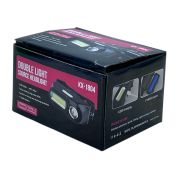Фонарь налобный акк.DUAL LIGHT KX-1804 Black