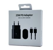 СЗУ ALLISON 1C+Type-C(C-C) QC3.0/PD 25W Black