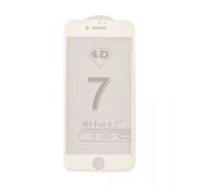 СТЕКЛО ЗАЩИТНОЕ iPhone 7G 3D WHITE без упаков.