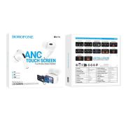 BT TWS Гарнитура BOROFONE BW-76 ANC LCD White