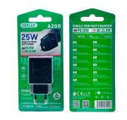 СЗУ GERLAX A-200 1A1C QC3.0 PD25W Black