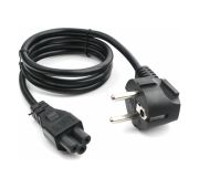 Кабель питания Cablexpert PC-186-ML12-1M, Schuko-C5, 3х0.75мм2, 10А, 1м, черный, пакет